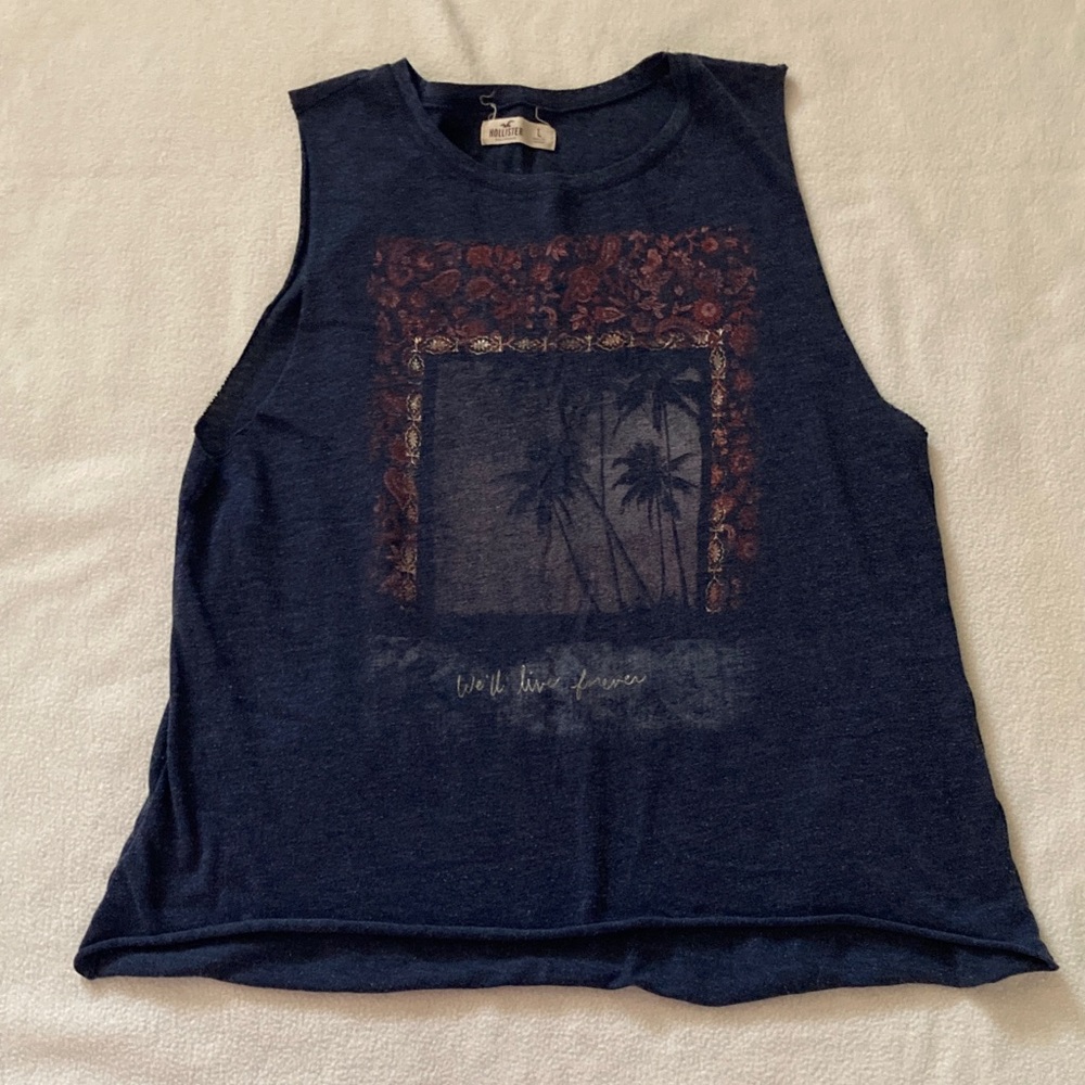 Hollister Tank Top. Size L. Super cute.